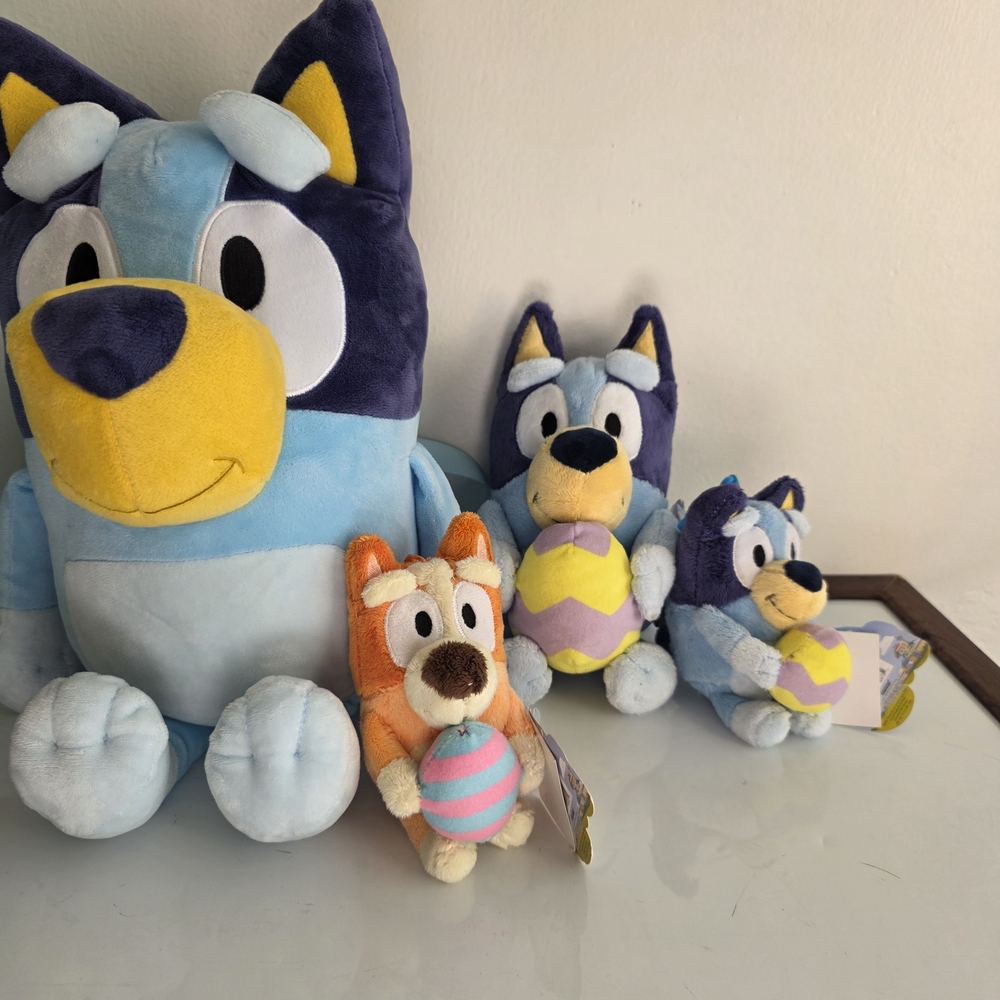 Bluey Plush Backpack Buddy for Kids - Soft Blue Character Bag